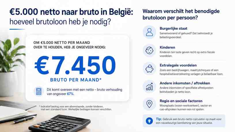 Waarom verschilt het benodigde brutoloon per persoon?
